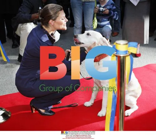Princess Victoria reopens vet clinic in Stockholm