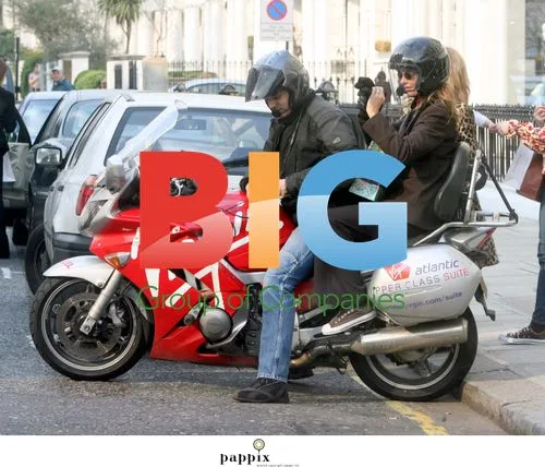 Trinny Woodall Rides Virgin Limobike in London
