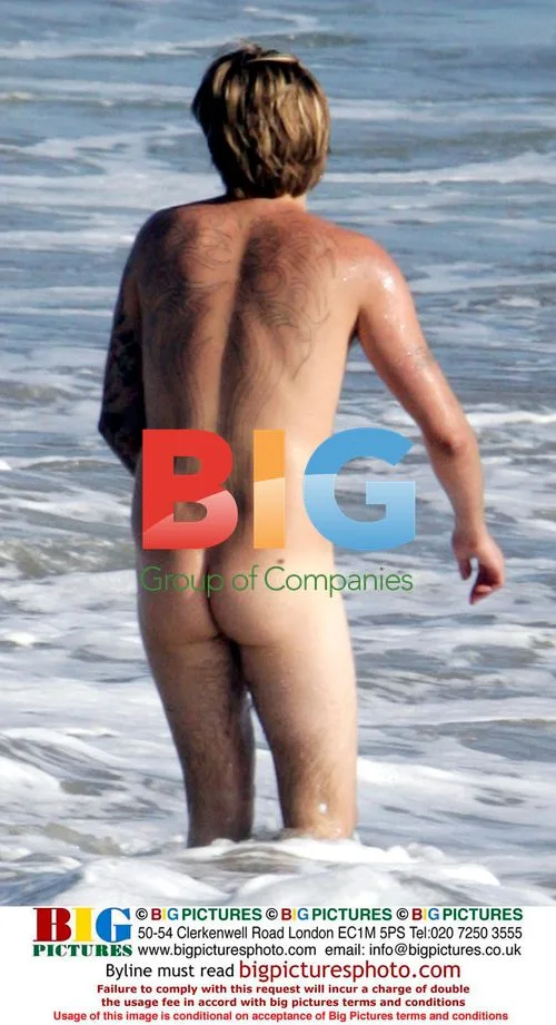 Sean Stewart Strips Down on Malibu Beach
