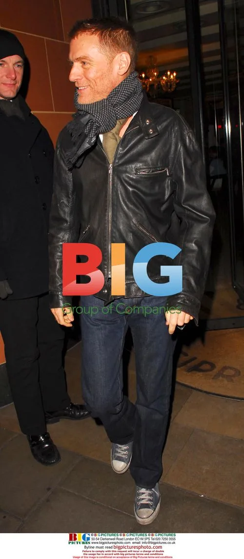 Bryan Adams and Katherine Jenkins dine together