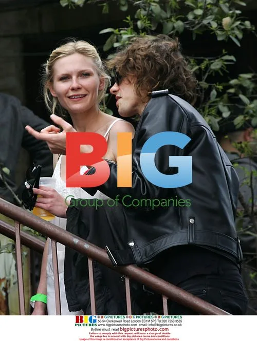 Johnny Borrell and Kirsten Dunst at SXSW