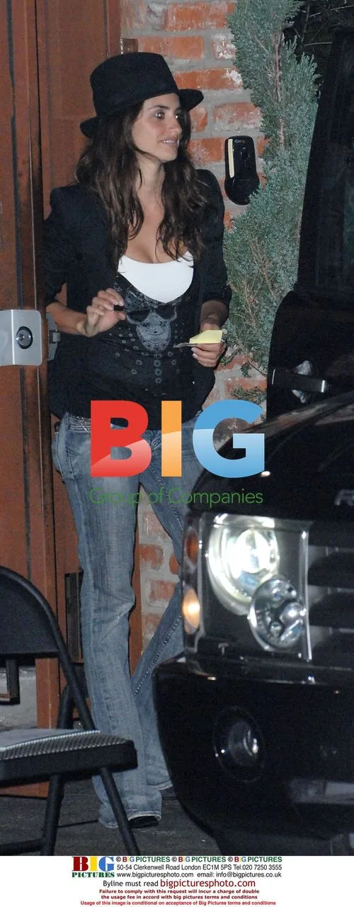 Penelope Cruz Leaving Hyde in LA