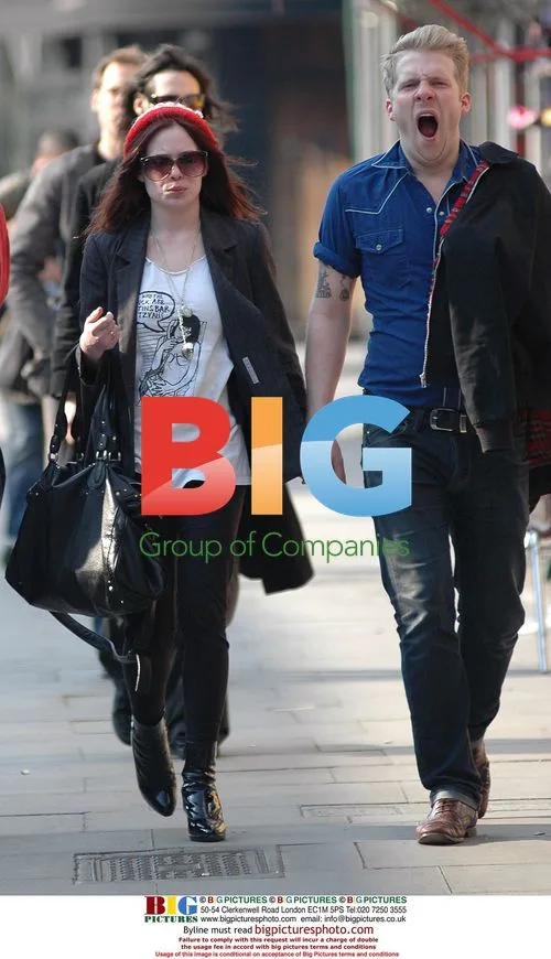 Alex Claire with new companion in London park