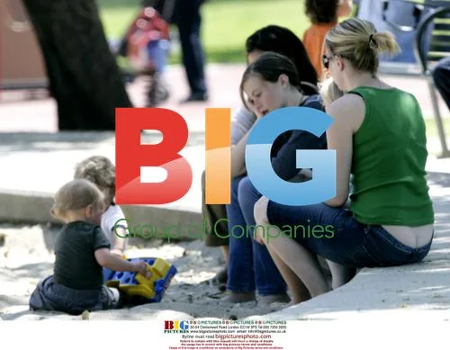 Melissa Joan Hart and Son at Park