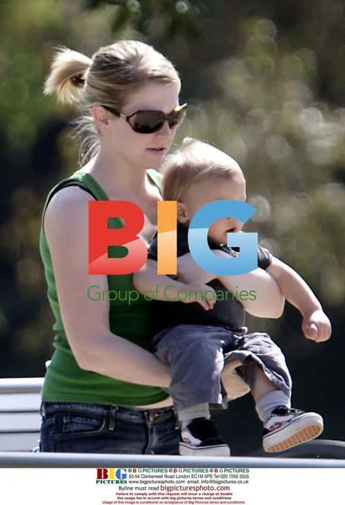 Melissa Joan Hart plays with son Mason at park