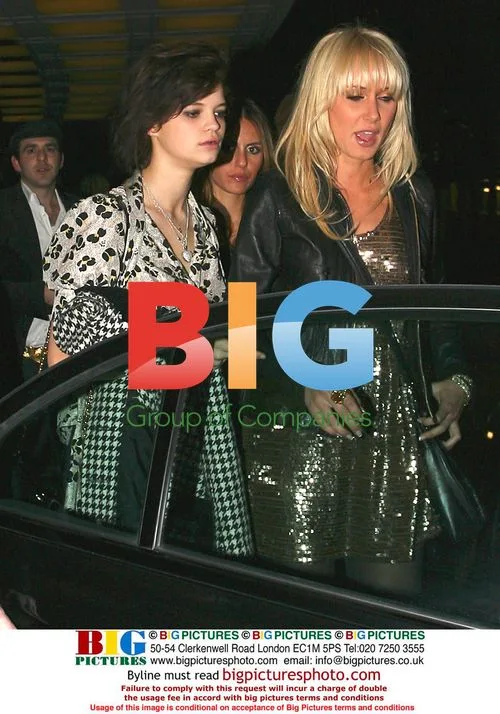 Kimberly Stewart and Pixie Geldof nightclub hopping in London