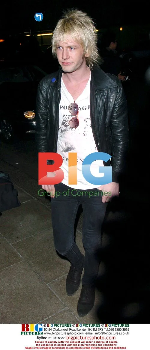 Singer Donny Tourette Leaving Dorchester Smoking