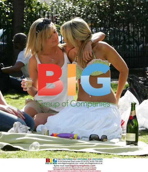 Danielle Lloyd and 'Wags' Filming in Soho