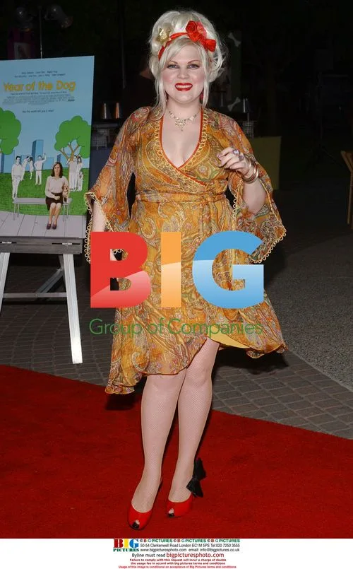 Giddle Partridge at Year of the Dog Premiere