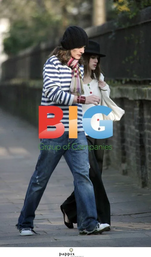 Keira Knightley and Rupert Friend stroll in London