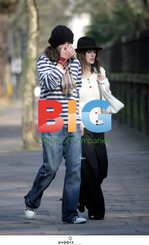 Keira Knightley and Rupert Friend stroll in London