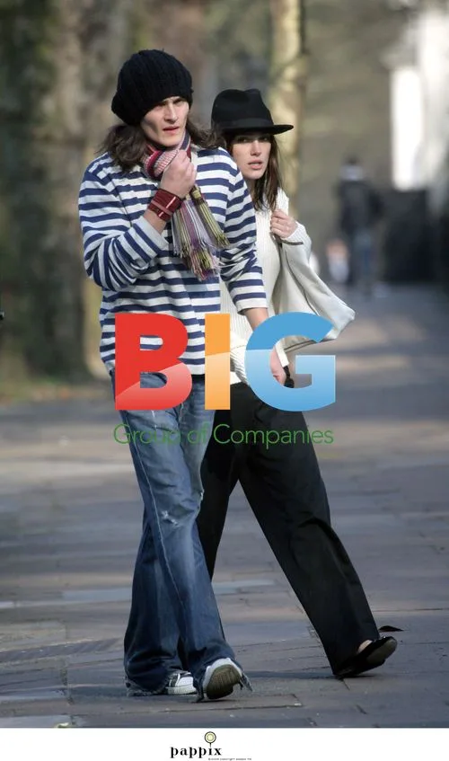 Keira Knightley and Rupert Friend go for a stroll