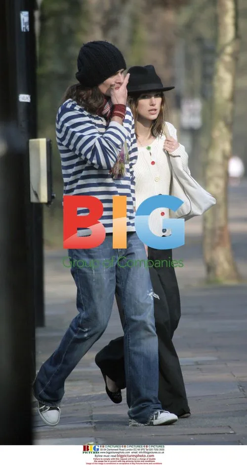 Keira Knightley and Rupert Friend Go for North London Stroll