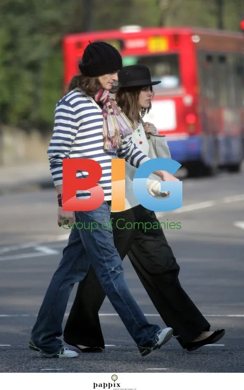 Keira Knightley and Rupert Friend take a stroll in London