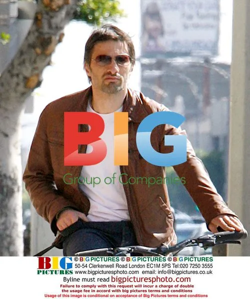 Olivier Martinez Walks Dog in LA