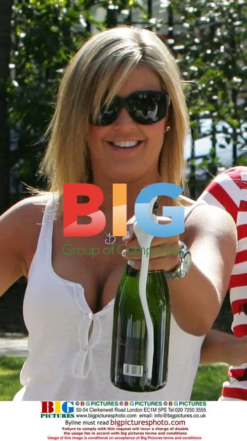 Danielle Lloyd with Crew Filming