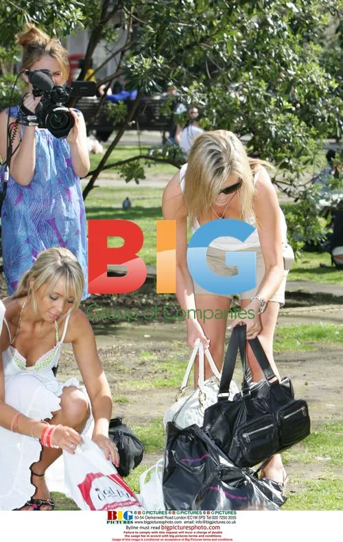Danielle Lloyd filming 'Wags Boutique'
