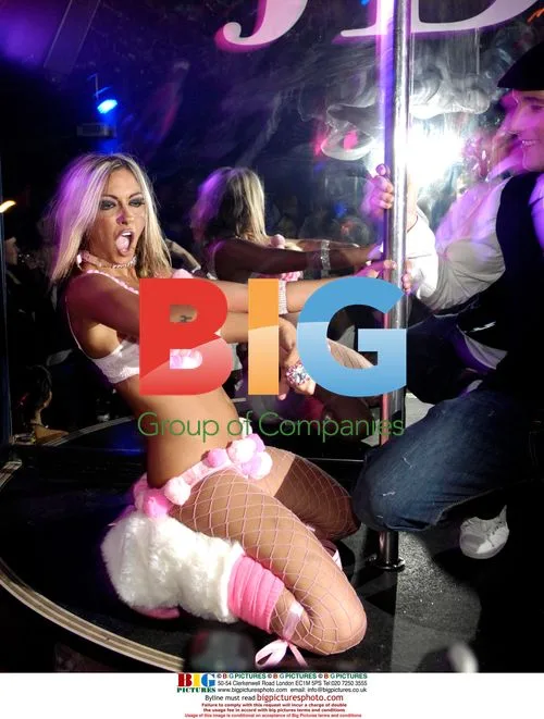 Jodie Marsh dancing at Circus Night Club