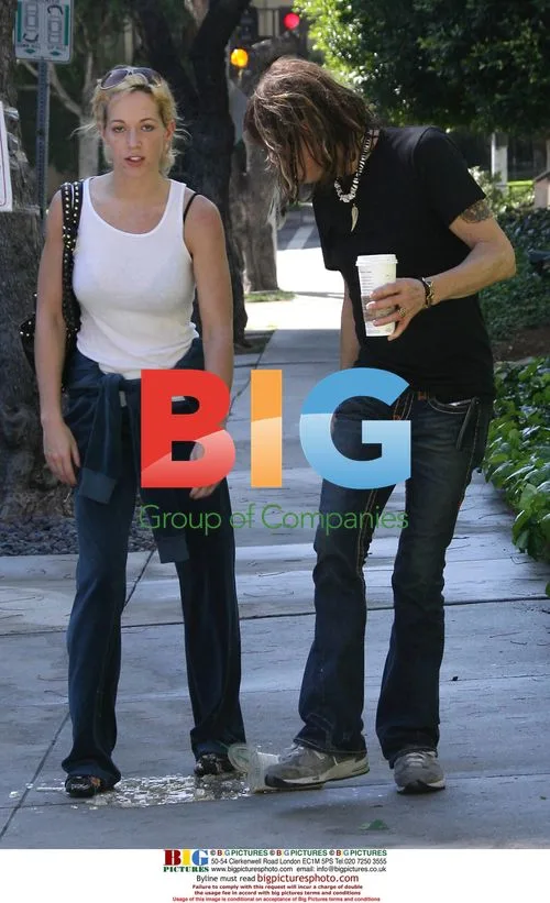 Steven Tyler and Girlfriend Erin Brady Get Coffee