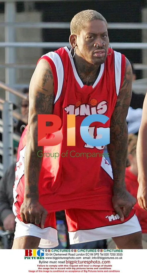 Dennis Rodman and co-star film "The Mini's"