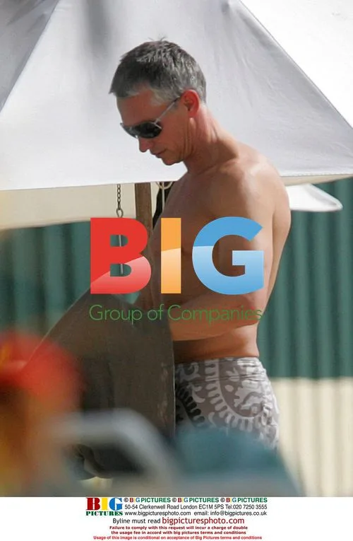 Gary Lineker enjoys beach break in Caribbean