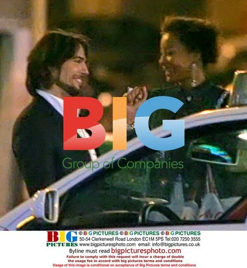 Joaquin Cortes and Girlfriend in Madrid