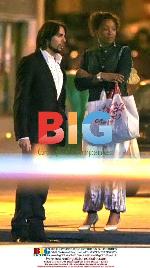 Joaquin Cortes and Girlfriend in Madrid