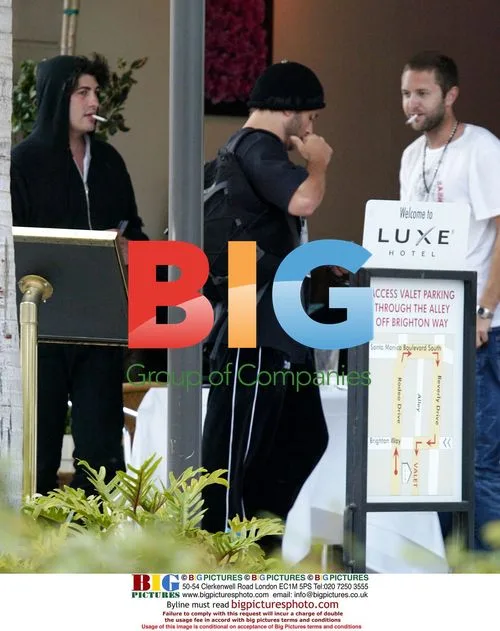 Brandon Davis at Luxe Cafe in Beverly Hills