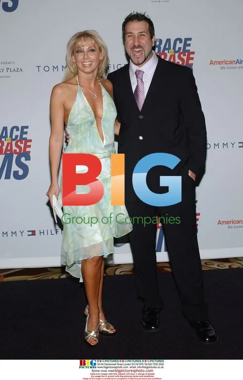 Joey Fatone and Kym Johnson at Race to Erase MS