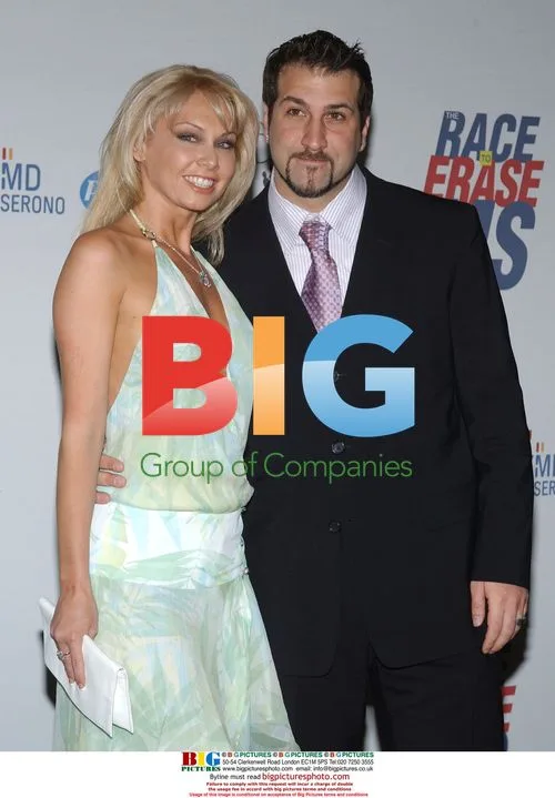 Joey Fatone and Kym Johnson at Race to Erase MS