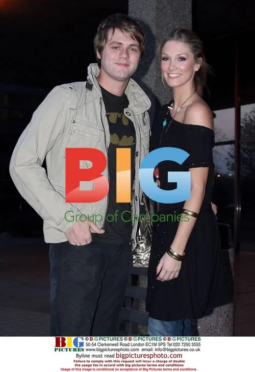 Brian McFadden and Delta Goodrem arrive at The Tubridy Show