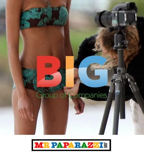 Noemie Lenoir models swimwear for Marks & Spencer