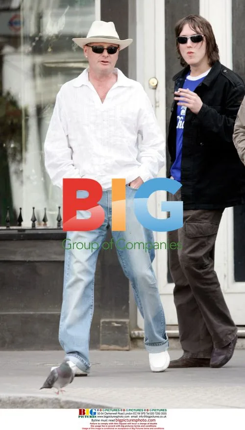 Paul Gascoigne Smoking Outside Pub