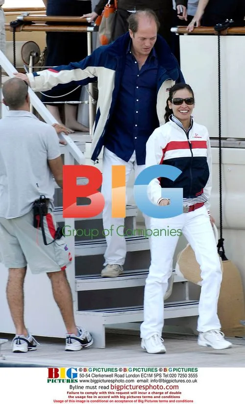 Demi Moore and Ashton Kutcher at America's Cup
