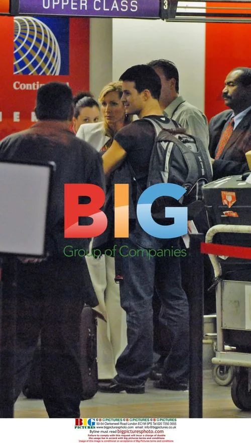 Heather Mills and Jonathan Roberts depart LAX
