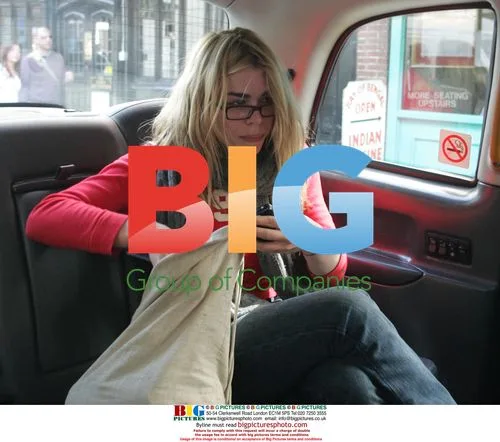 Billie Piper Photographed by Paparazzi in Soho