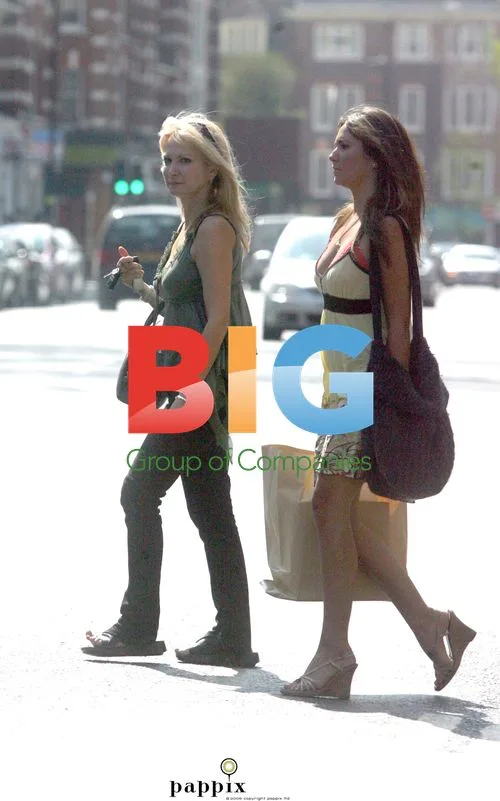 Debbie Arnold and Daughter Ciara Janson Shopping in London