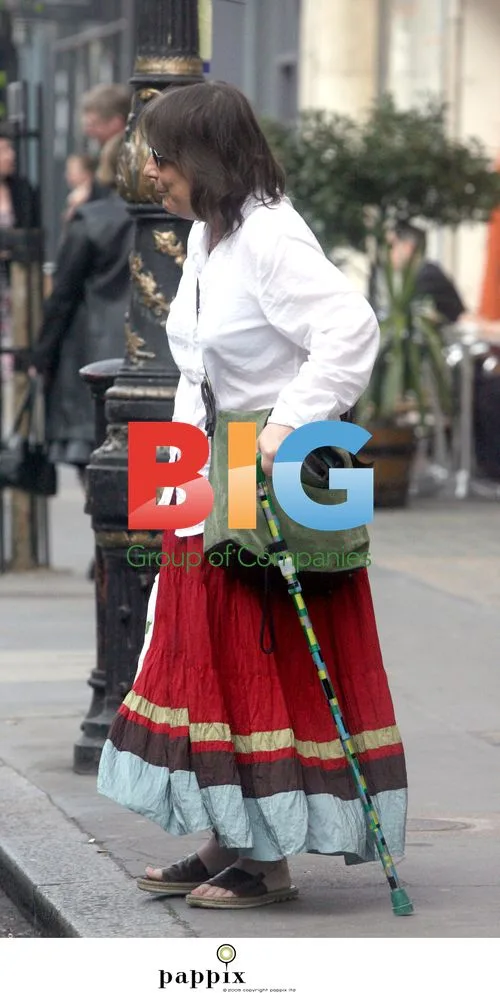 Kathy Burke Out in North London