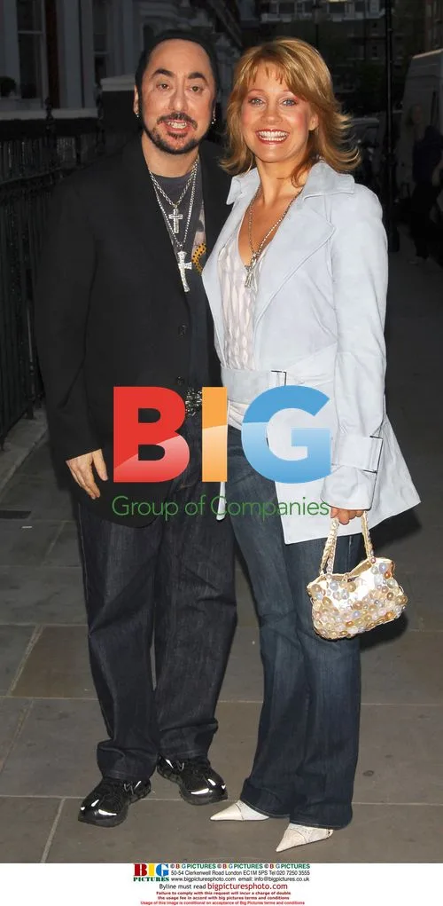 David Gest and Malandra Burrows at London Party