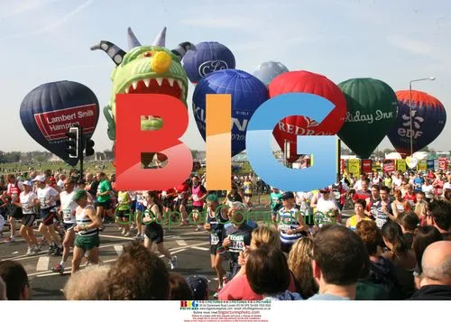 Celebrities at London Marathon 2007