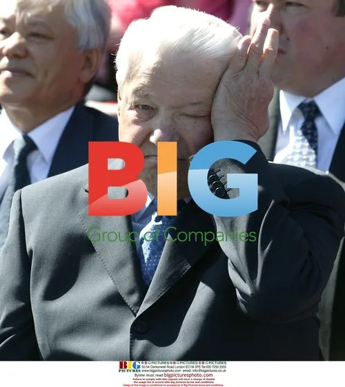 Boris Yeltsin at WWII Victory Celebration