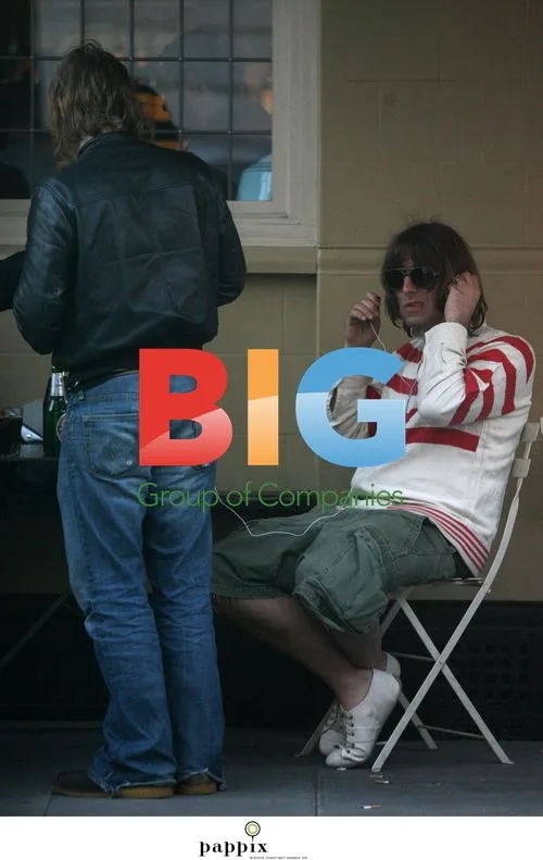 Liam Gallagher Hanging Out with Brother