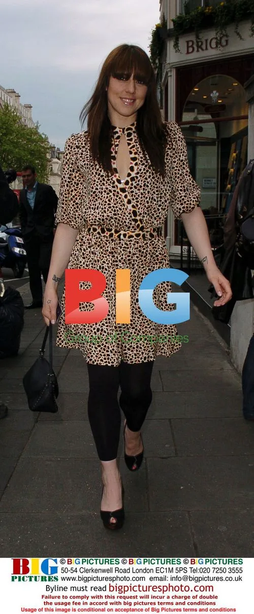 Mel C Styled Look in Animal Print Dress