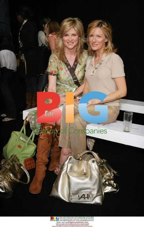 Anthea Turner and Andrea Catherwood at TU Sainsburys Fashion Show