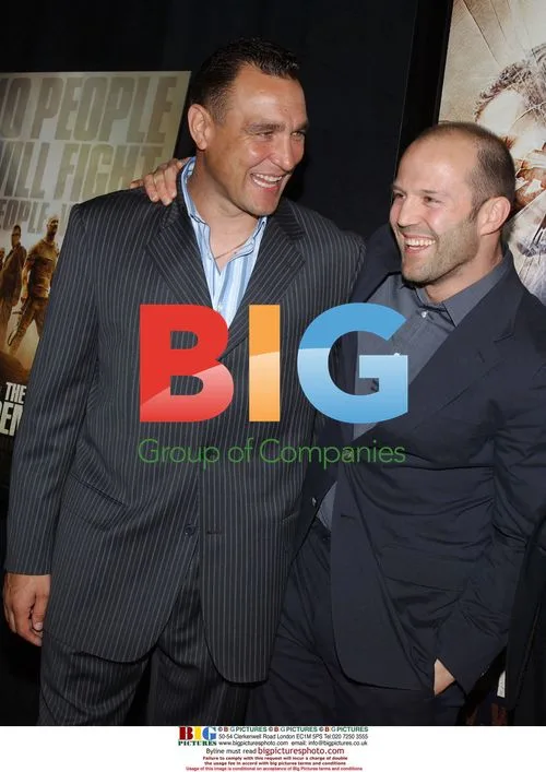 Vinnie Jones and Jason Statham at 'The Condemned' premiere