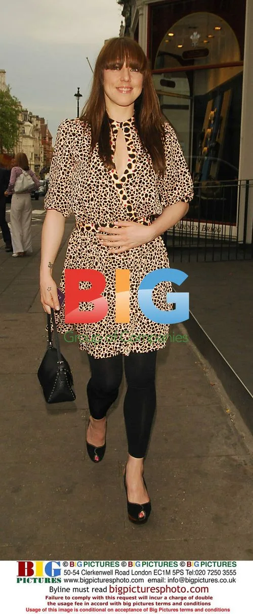 Melanie C Leaving Claridges