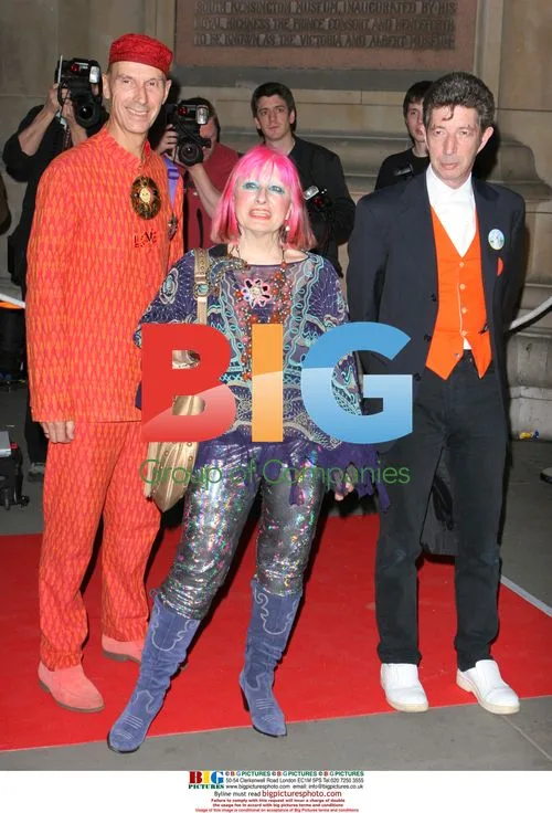 Designer Zandra Rhodes at Mont Blanc Jewelry Launch