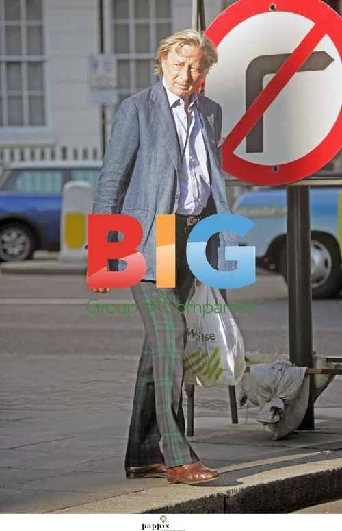 Jeremy Lloyd Out Shopping in London