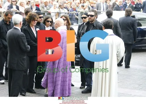 Celebrities Attend French Actor's Funeral