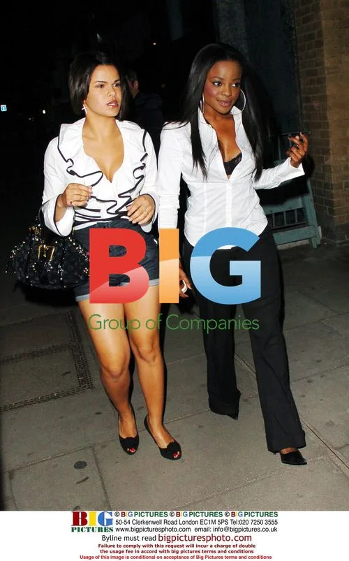 Keisha Buchanan and Emily Rose at Laurent Perrier Party